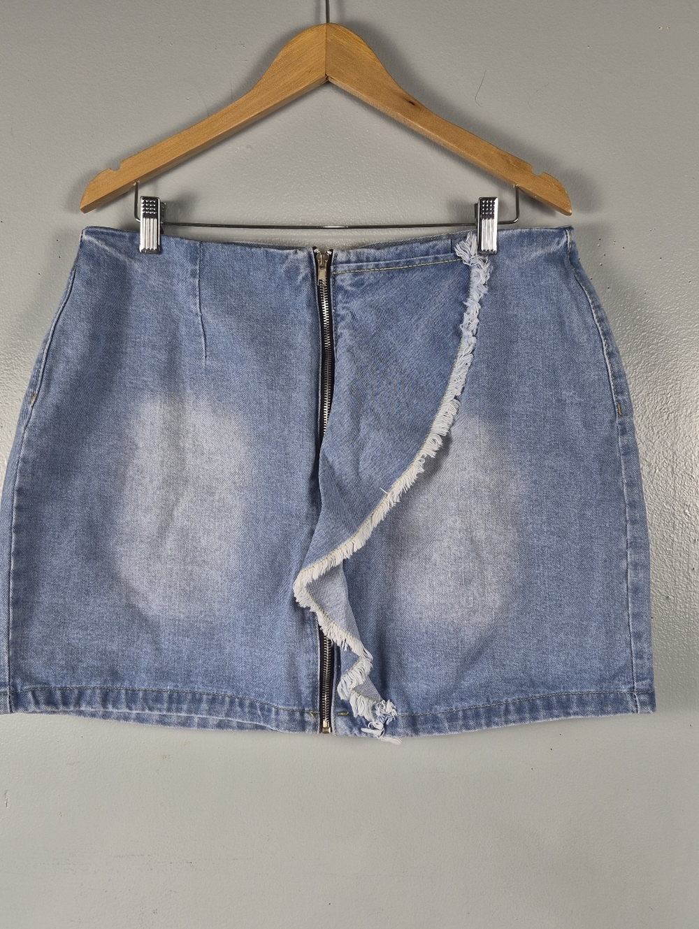 Shein Light Blue Denim Skirt